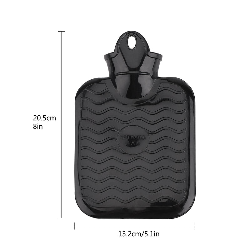 Hot Water Bottle 400ml Water Bag with Cute Fleece Cover for Cosy Nights Back Neck Waist Legs Bed Warm (Duck) Duck - BeesActive Australia