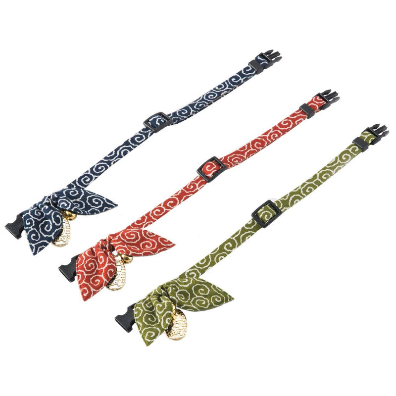 Necoichi Ninja Cat Collar Navy - BeesActive Australia
