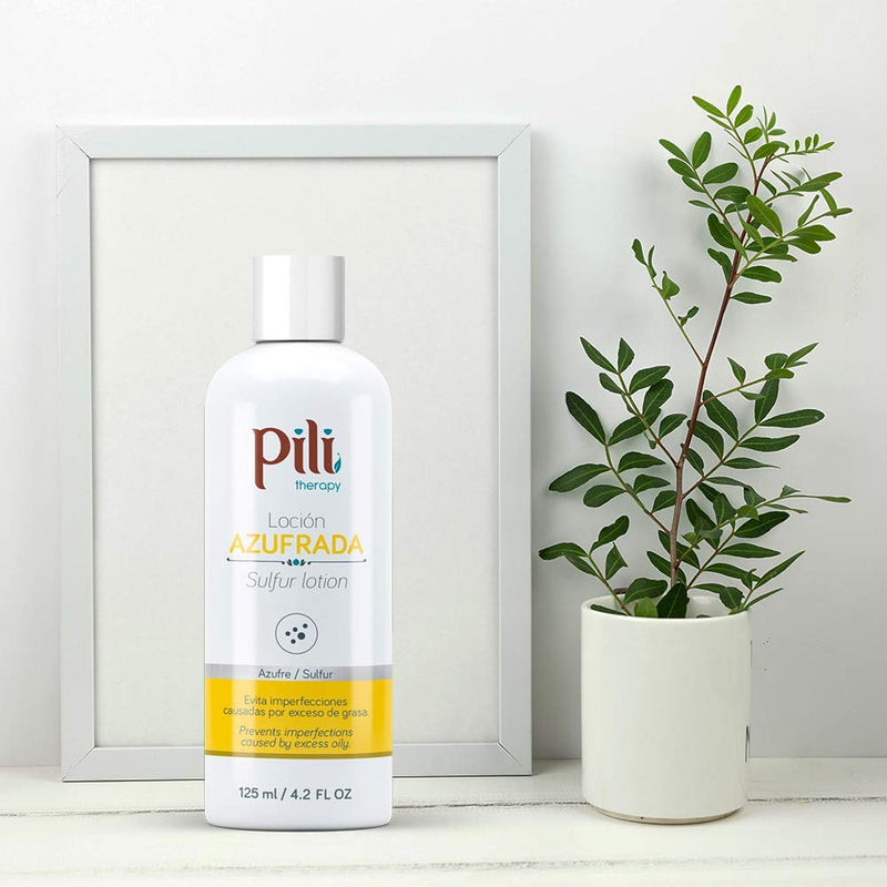 Pili Sulfur Lotion. Helps control oily skin. For face and body. 4.2 fl.oz. - BeesActive Australia
