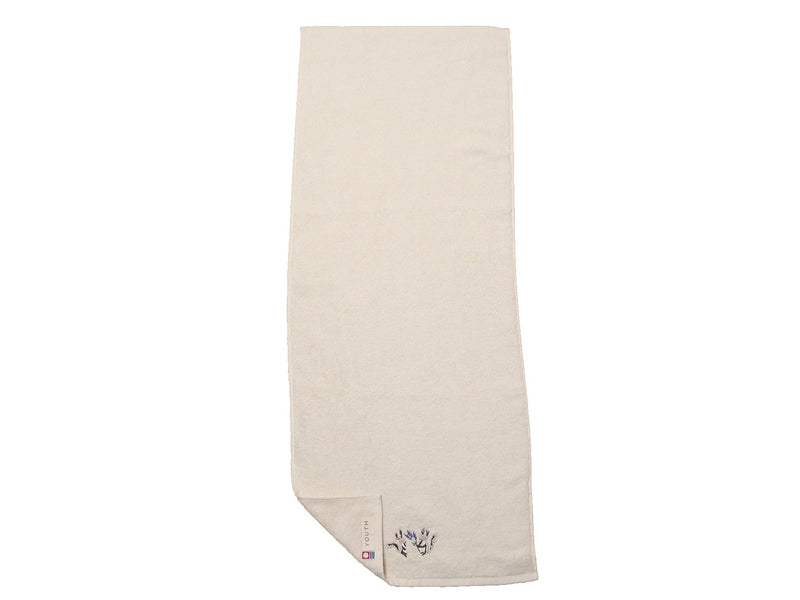 Imabari Towel Ezo-risu Monogatari Hand Towel Face Towel 33.8" x 13.3" - Made in Japan (Ivory White) Ivory White - BeesActive Australia