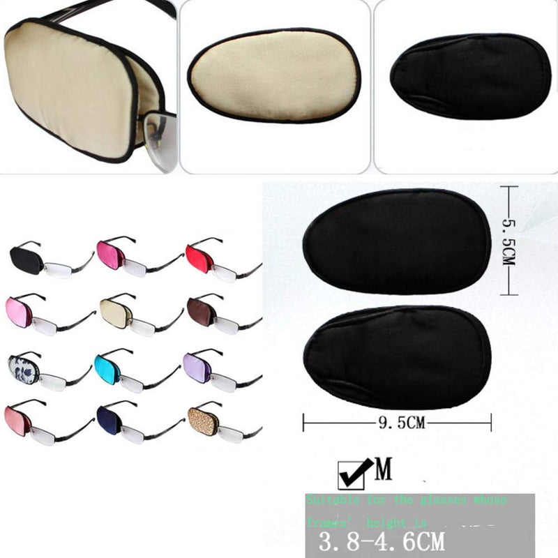 Adult/Kids Protect Eyes Silk Glasses Eye Mask Amblyopia Strabismus Lazy Eye Patches(Champagne) - BeesActive Australia