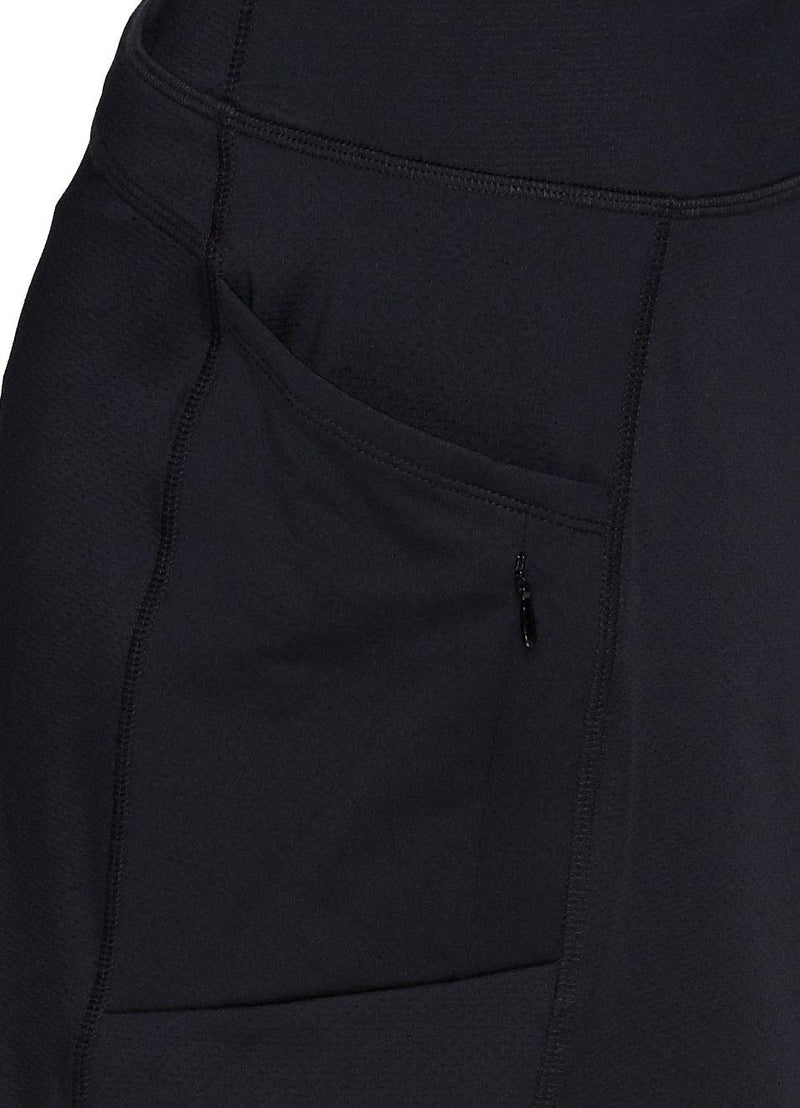 RBX Active Women's Fashion Stretch Knit Flat Front Golf/Tennis Athletic Skort with Attached Bike Short and Pockets Black Medium - BeesActive Australia