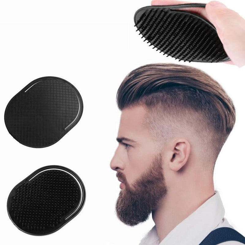 WARESHARK Hand Pocket Men Hair Soft Comb Brush Portable Scalp Massager Palm Size for Home Travel Office - BeesActive Australia