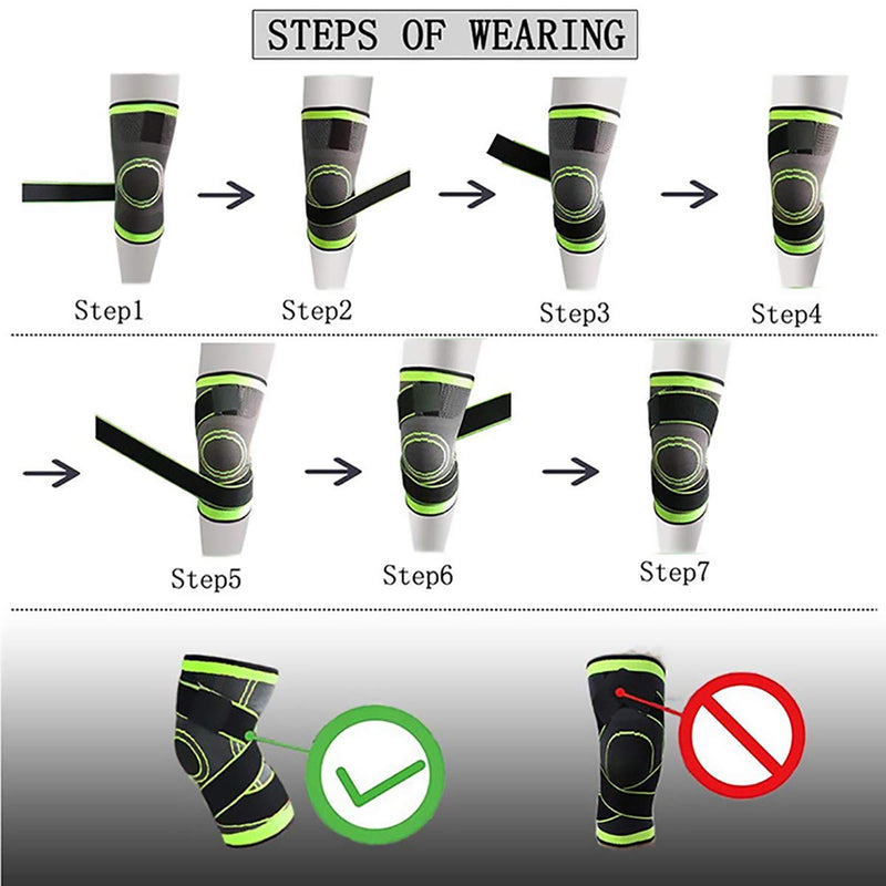 Knee Sleeve,Compression Fit Support -for Joint Pain and Arthritis Relief, Improved Circulation Compression - Wear Anywhere - Single X-Large - BeesActive Australia