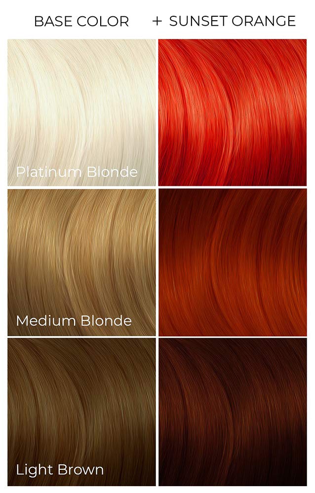 Arctic Fox Vegan and Cruelty-Free Semi-Permanent Hair Color Dye (8 Fl Oz, Sunset Orange) - BeesActive Australia