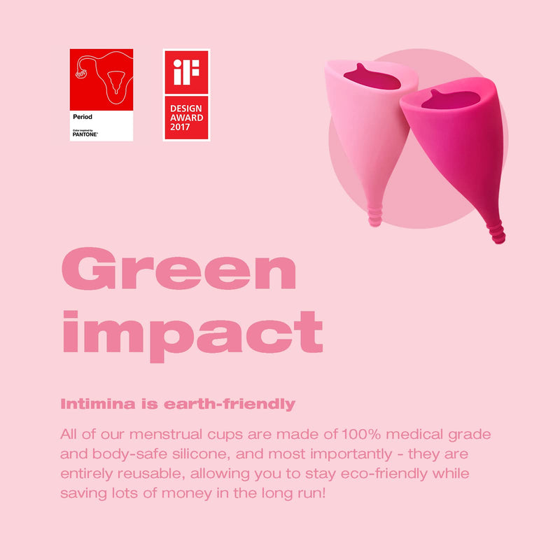 Intimina Ziggy Cup 2 - New Generation Ultra-Thin Flat-Fit Reusable Menstrual Disc (Size A) Size A - BeesActive Australia