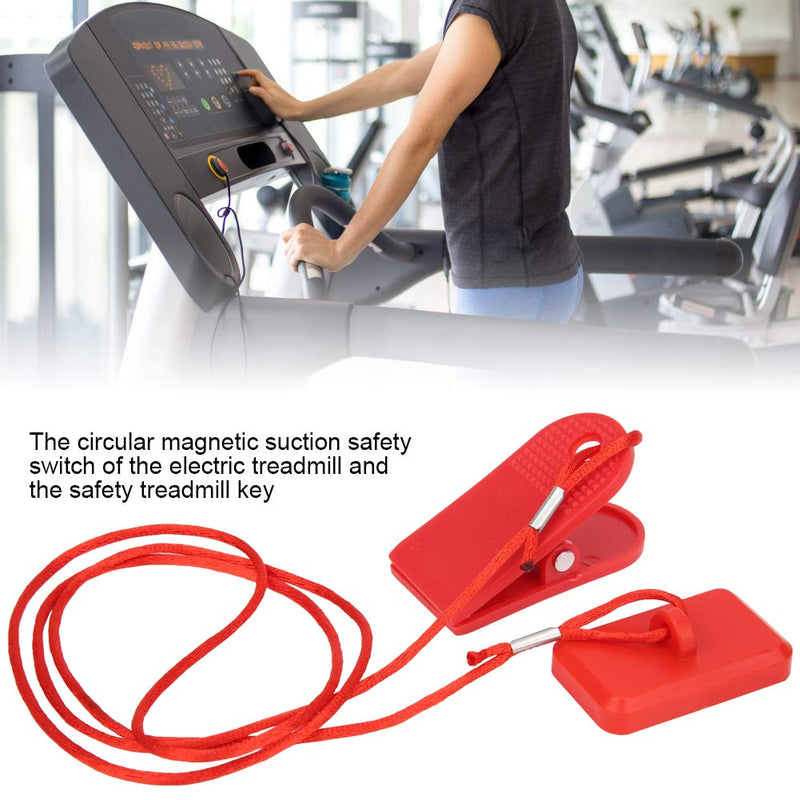 Running Machine Safety Switch Safety Lock Magnet Treadmill Key Accessories General Fitness Accessories Rectangular Safety Clip(2 Pcs) - BeesActive Australia