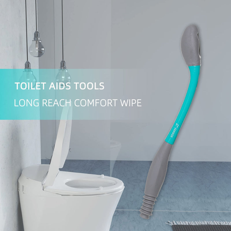 Bottom Wiper Toilet Aids,15" Long Reach Comfort Wiper, Toilet Assist Tool for Limited Mobility - BeesActive Australia
