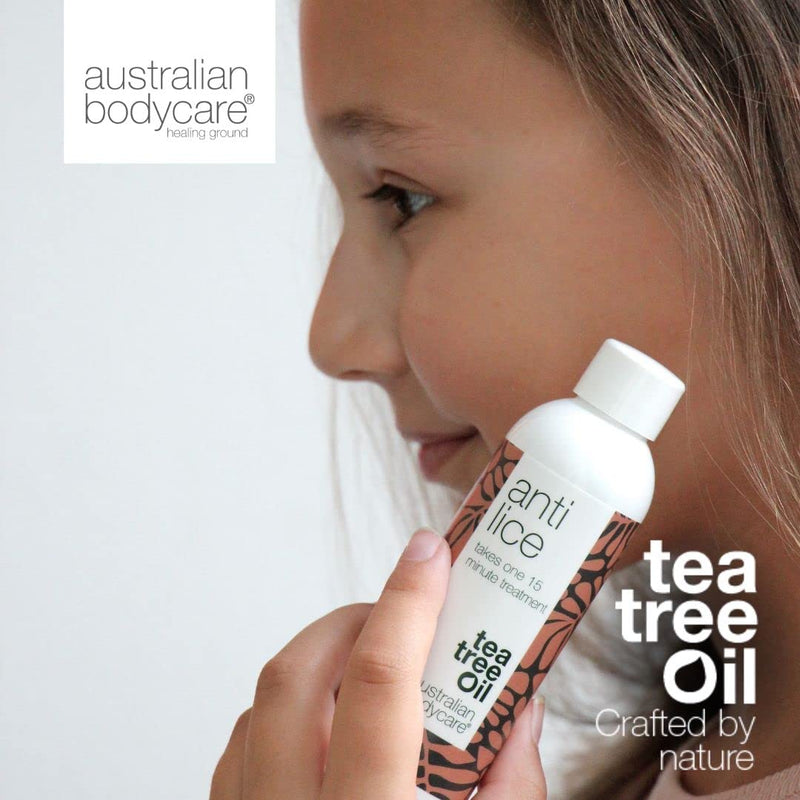 Lice Treatment from Australian Bodycare 100ml | Effective After a Single 15-Minute Treatment | This Head lice Treatment is Free of parabens and insecticides | Nit Treatment with Natural Tea Tree Oil 100 ml (Pack of 1) - BeesActive Australia