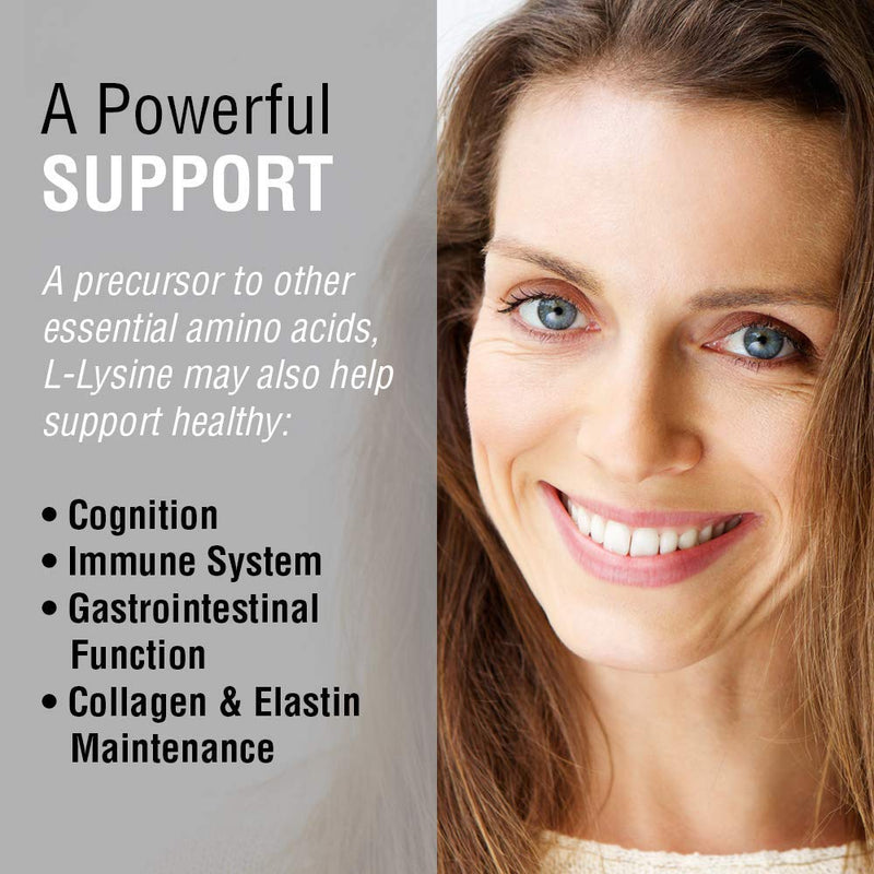 SOLARAY L-Lysine 500 mg | 60 VegCaps - BeesActive Australia