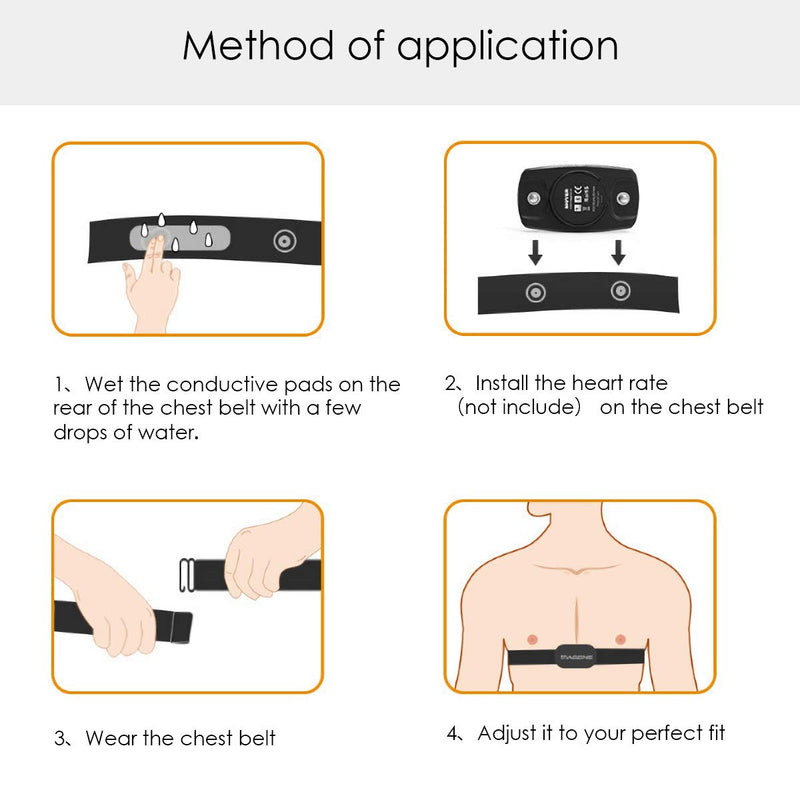 Heart Rate Monitor Soft Strap Orange Medium - BeesActive Australia