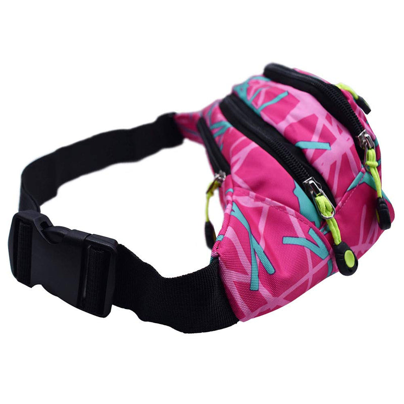 Travel Fanny Bag Waist Packs Multiple Functions Hip Bum Chest Back Bags Chest Pouch with Adjustable Belt Strap for Men Women Fit for Outdoor Events Hiking Cycling Running - BeesActive Australia