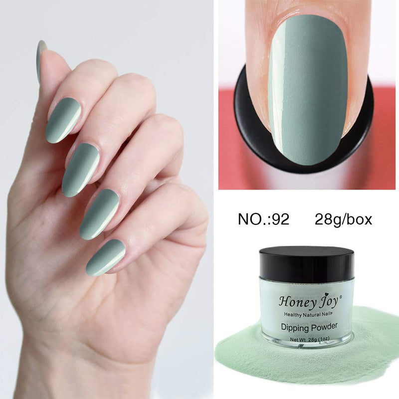 28g/Box Light Green Grey Fine Dipping Powder No Lamp Cure Nails Dip Powder Like Gel Nail Natural Dry For Nail Salon£¬No.92 - BeesActive Australia