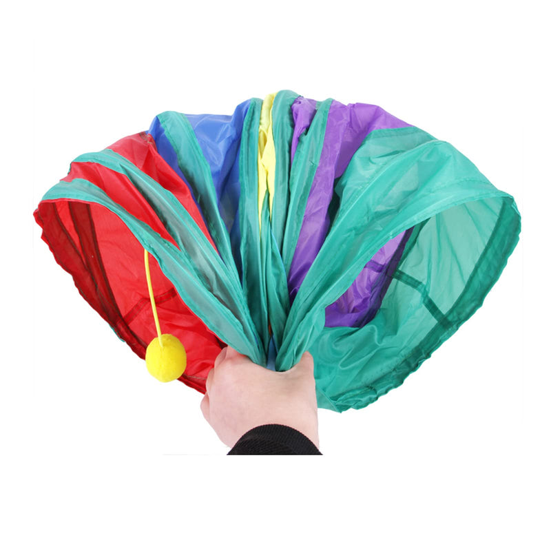32Pcs Cat Toys Kitten Interactive Pet Toys Assortments, Foldable Rainbow S-Tunnel, Cat Feather Teaser, Wand Interactive Feather Toy, Fluffy Mouse, Crinkle Balls, Bell Play for Cat, Puppy, Kitty, Kitten 3 way - BeesActive Australia