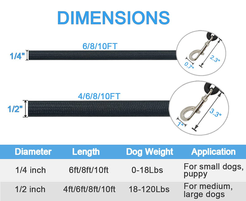 MayPaw 4FT Rope Dog Leash and Slip Collar Combain for Dog Training/Walking - BeesActive Australia
