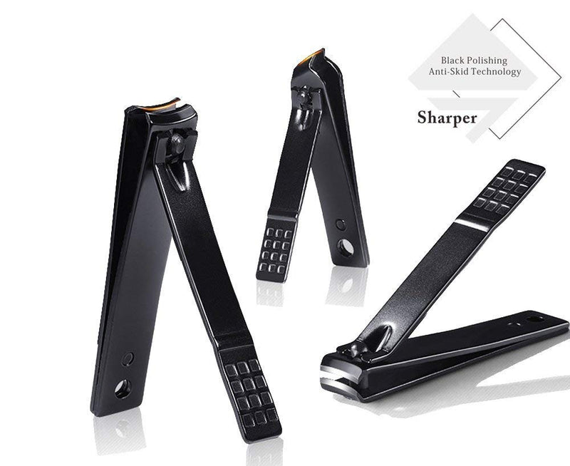 Nail clippers (black2) Black/Red - BeesActive Australia