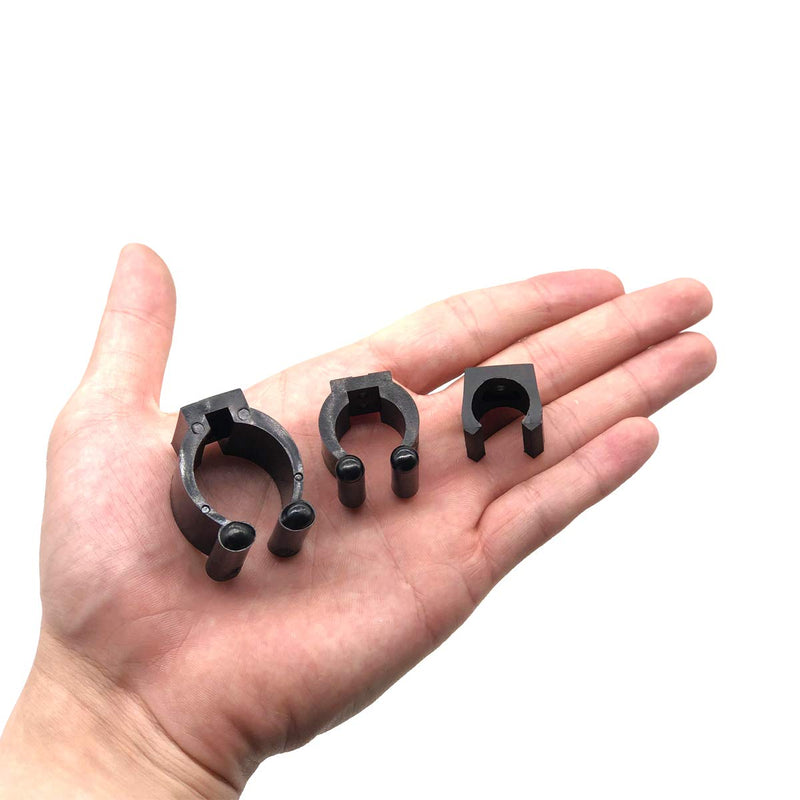 YXCX 15 Pcs Billiards Snooker Clip Billiards Snooker Cue Locating Clip Holder,Fishing Rod Clips Billiards Cue Clips Pool Cue Holder(5Pcs Big Size,5Pcs Medium Size,5Pcs Small Size) - BeesActive Australia