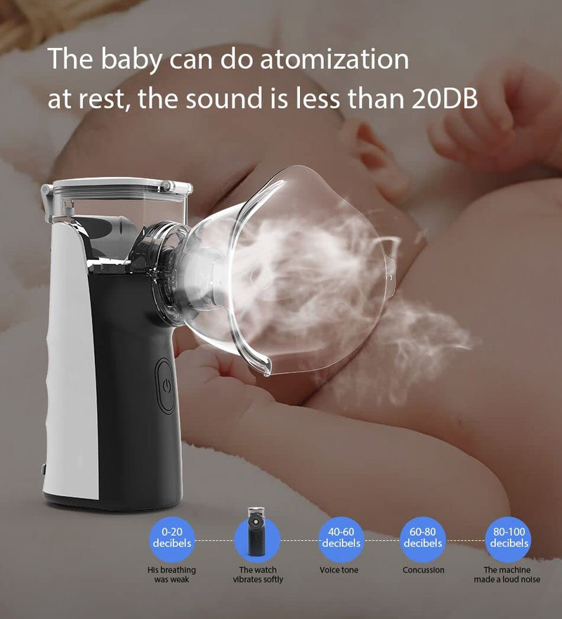 Portable Steam Inhaler, Electric Handheld Machine, Long Lasting Travel & Home Use Steam Inhaler for Adults & Kids - BeesActive Australia