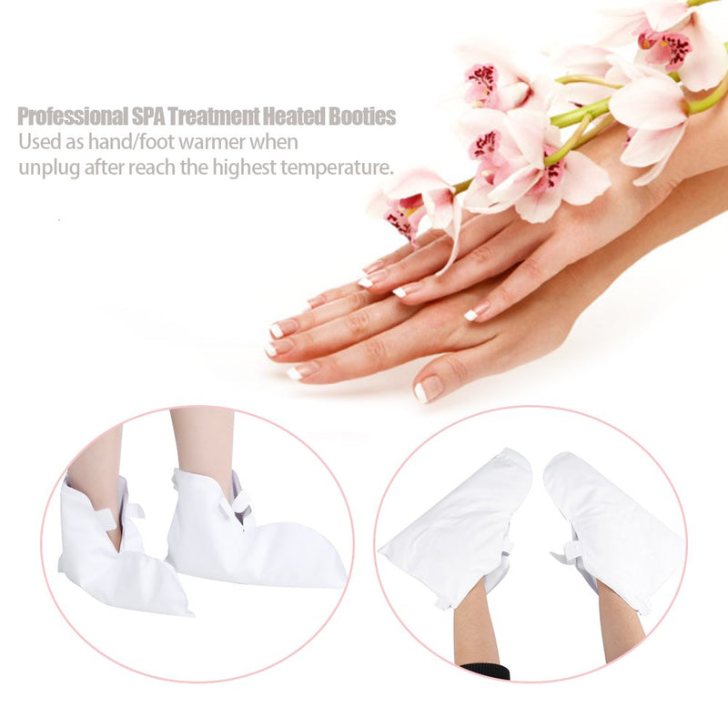 【Christmas Gift】Electric Nail Drill Handle,Nail Drill Handle Foot Care Boots Therapeutic Heated Bott for Paraffin Wax Manicure SPA Treatment Tool - BeesActive Australia