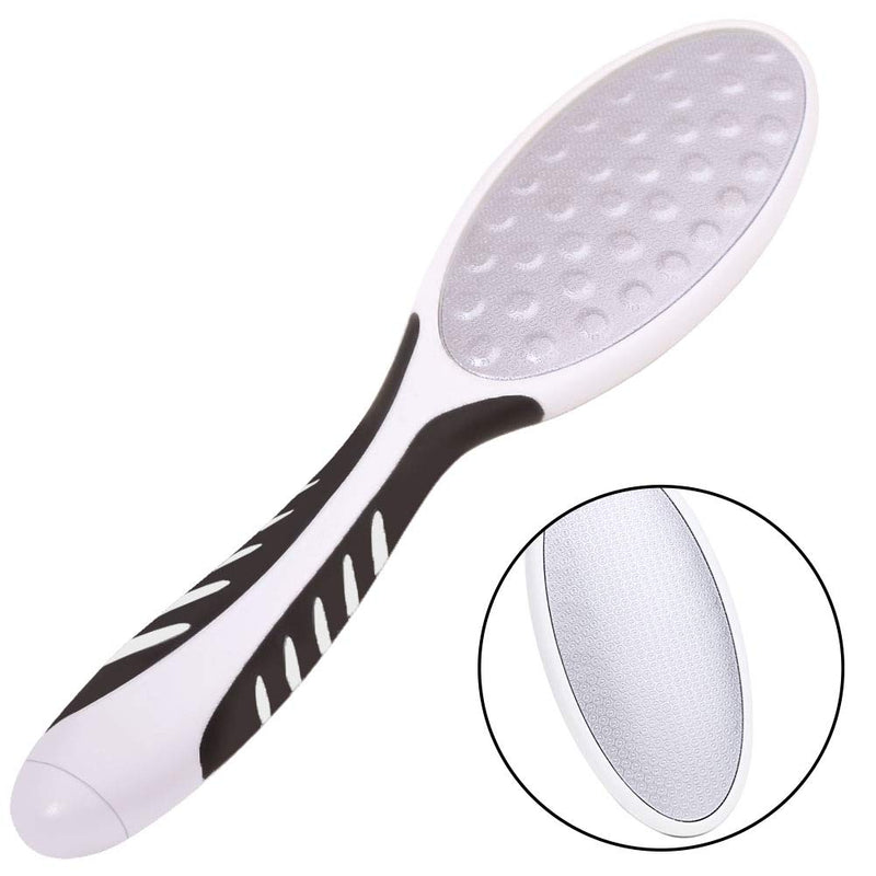 Double - Sided Foot File Very Beautiful Stainless Steel Foot Rasp, Dual Sided Foot File Professional Pedicure Tools Premium Foot Scrubber to Removes Hard Skin(Black) - BeesActive Australia
