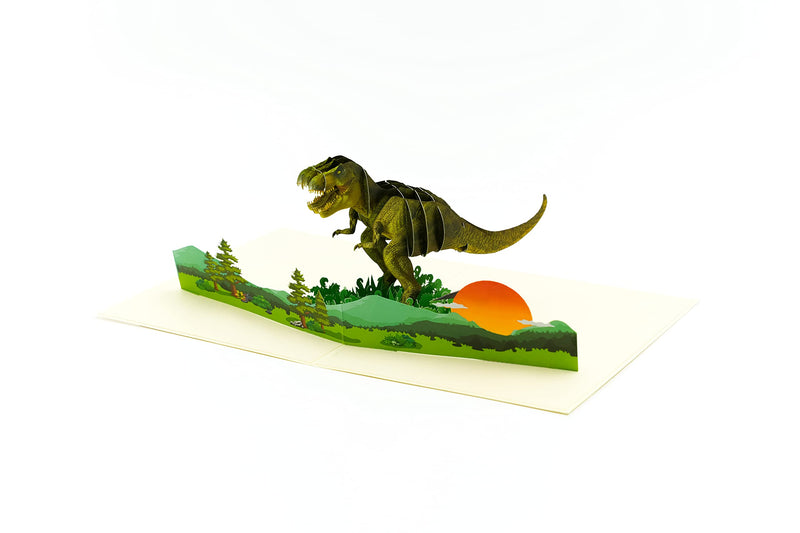 Rykamia Dinosaur Pop Up Card, Blank Dinosaur Card for All Occasions, Dinosaur Birthday Pop Up Card, Dinosaur Thank You Card, Jungle Card for Kids, Dinosaur Card for Grandson, Preschool Birthday Card - BeesActive Australia