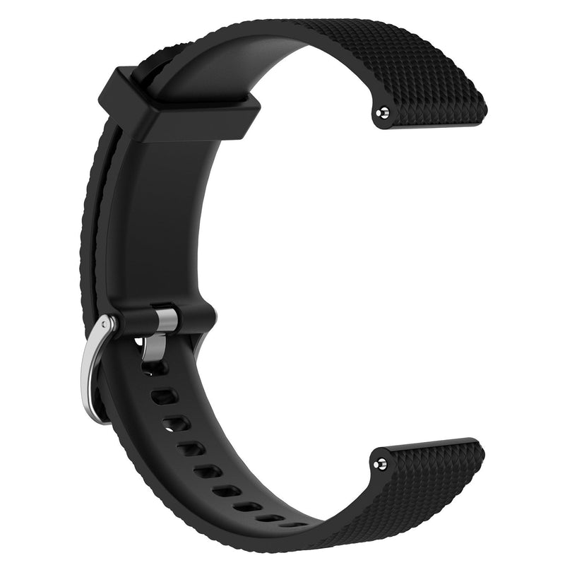 Compatible for Garmin Vivoactive 3, 20mm Silicone Replacement Wristband Quick Release WatchBand Strap Band Wristband for Garmin Vivoactive 3/vivomove HR/Forerunner 245/Venu Sq Black Small - BeesActive Australia