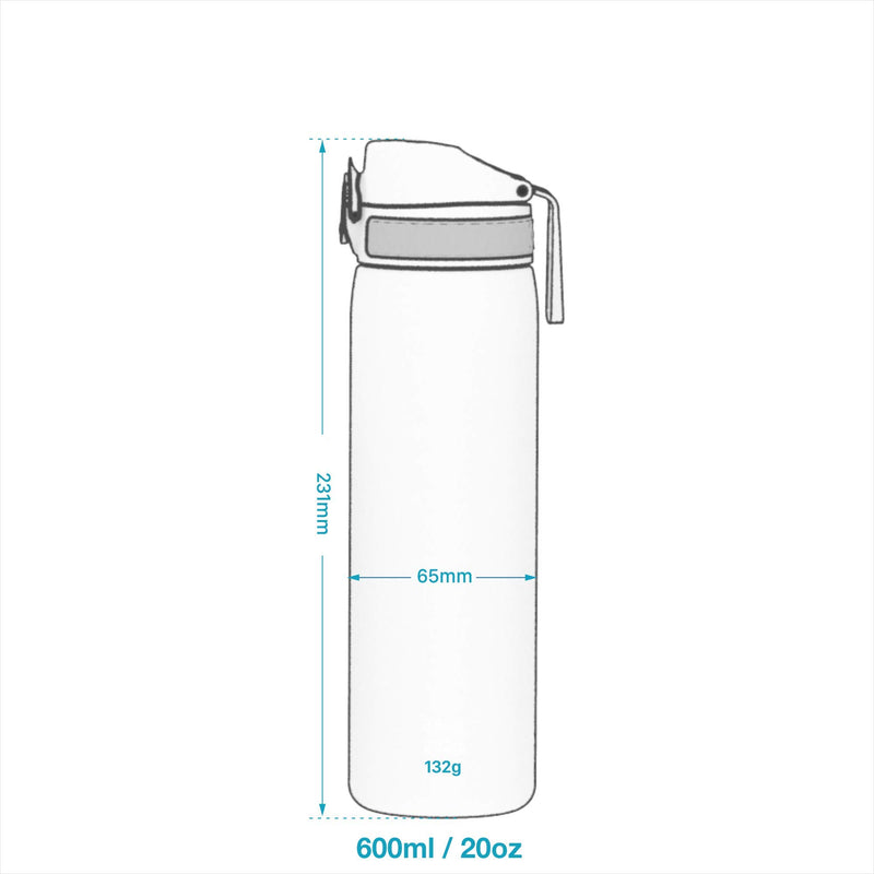 Ion8 Slim Leak Proof BPA Free Water Bottle, Polka Dot - BeesActive Australia