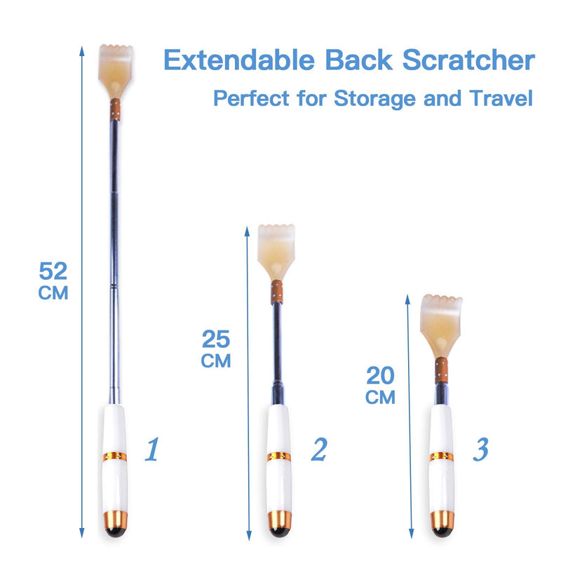 VEGCOO Back Scratcher, Manual Back Massager Body Relaxation Massager Long Back Scratcher for Itching Relief Body Relaxation (A) A - BeesActive Australia