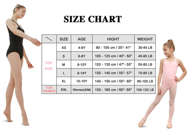 STELLE Ultra Soft Pro Dance Tight/Ballet Transition Tight (Toddler/Little Girl/Big Girl/Women) 9-14 Years Ballet Pink - BeesActive Australia
