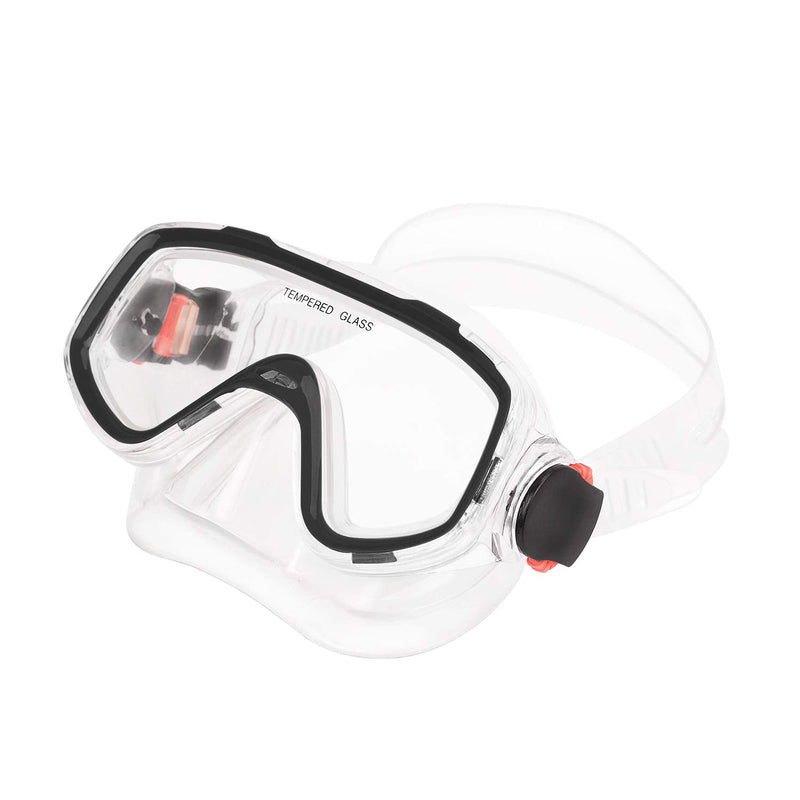 MioCloth Kids Youth Swim Goggles Swimming Diving Snorkel Cover Nose for Children Boy Girl Black/Red - BeesActive Australia