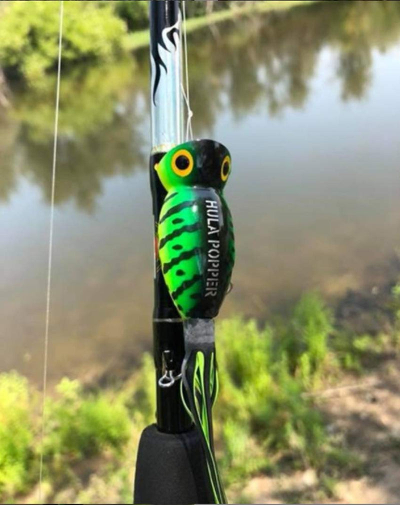 [AUSTRALIA] - Arbogast Hula Popper Topwater Fishing Lure G770 (1 3/4 in, 1/4 oz) Bass 