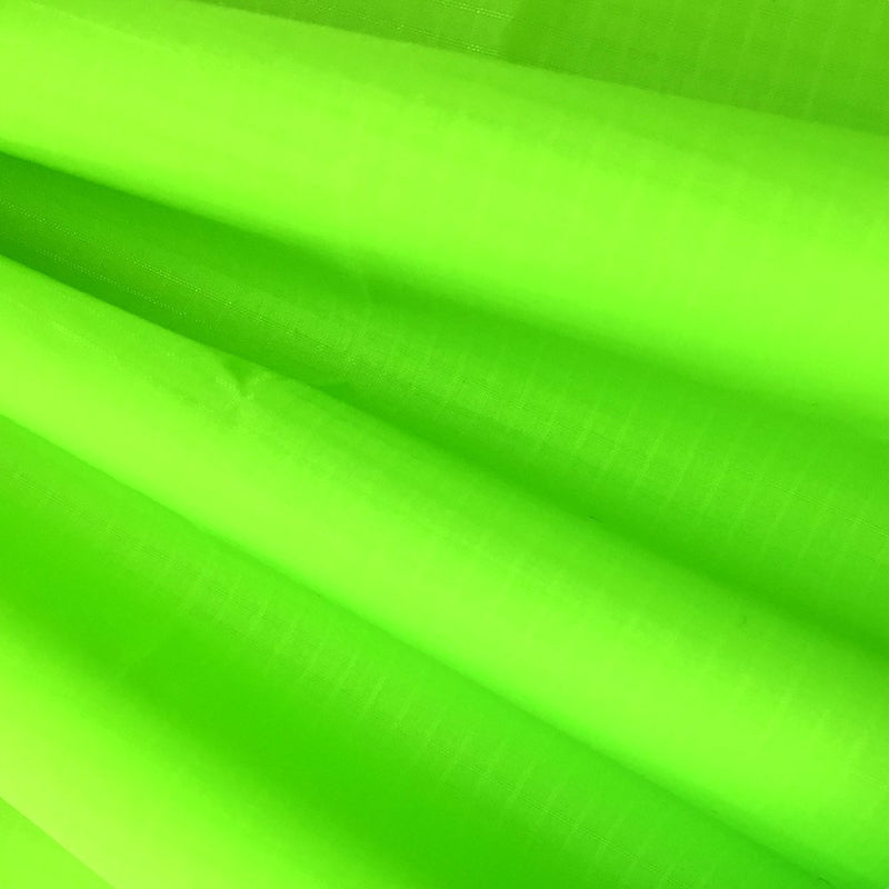 [AUSTRALIA] - emma kites Fluo Green Ripstop Nylon Fabric 60"x108"(WxL) 48g (Sq M) of Water Repellent Dustproof Airtight PU Coating - Excellent Fabric for Kites Inflatable Skydancer Flag Tarp Cover Tent Stuff Sack No.10 Fluorescent Green 3yards: 60"x108" 