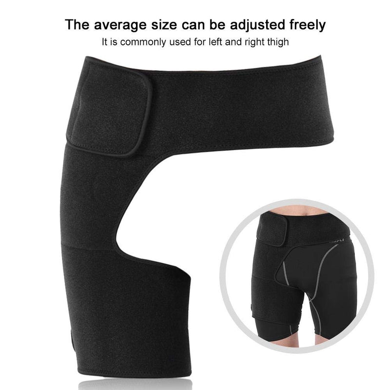 Thigh Support Thigh Support Breathable Unisex Hip Thigh Support Brace Muscle Elongation Prevention Belt Sports Protection - BeesActive Australia