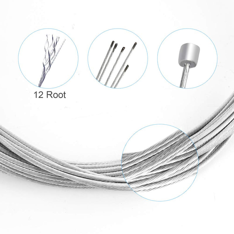 Hapleby 10PCS Premium Bike Shift Cable, Professional Bicycle Shift Wire Kit for Mountain and Road Bicycle, for Free 5 O-Rings, 10 End Ferrules and 20 End Caps, by Hyacinth - BeesActive Australia