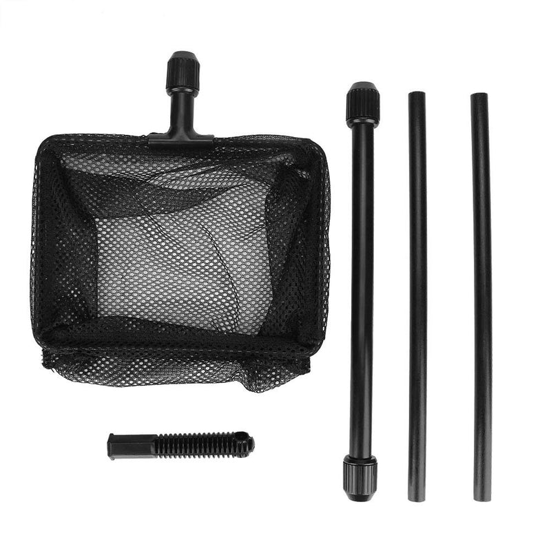 Pssopp Aquarium Fishing Landing Net Retractable Fish Tank Fishing Net Square Fish Shrimp Net Floating Objects Clean Tools for Fish Catch and Release Medium - BeesActive Australia