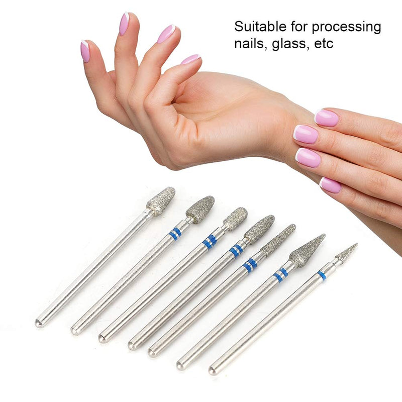 No Dust Pollution Nail Drill Bits, Nail Art Drill Bit, Stable Performance Efficient Beauty Salon for Home(NO.08) NO.08 - BeesActive Australia