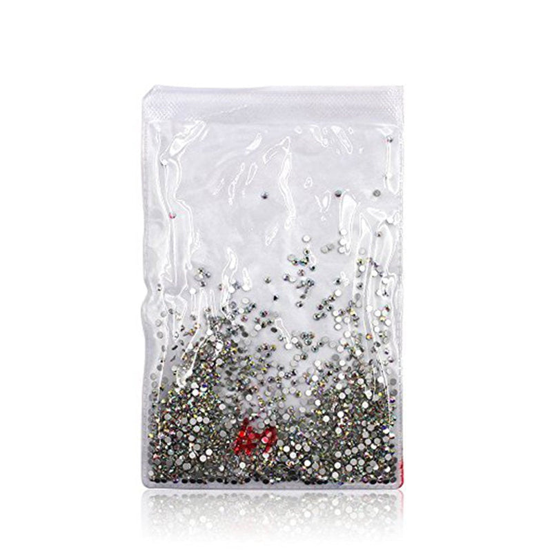 Nail Art Rhinestone Ab White Crystal 1440pcs/bag Shining Non Hotfix Flatback Rhinestone Decorations for Nails SS6 - BeesActive Australia