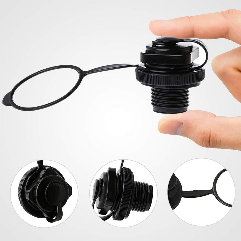 2Pcs Spitfire Tube Valve Replacement, Kayak Intex Inflatable Boat Replacement 0ne-Way Inflation Boat Spiral Air Plugs for Inflatable Raft Boat Kayak - BeesActive Australia