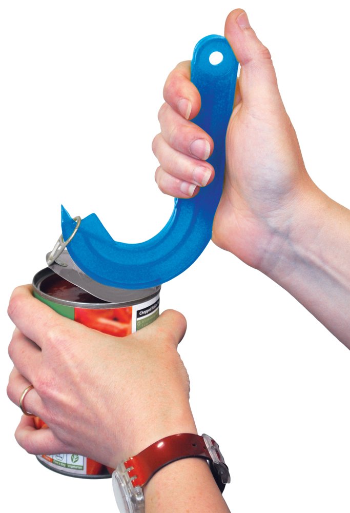 Aidapt Ring Pull Can Opener for Users with Weak Grip or Limited Dexterity for Elderly and Arthritis Suffers Aid - BeesActive Australia
