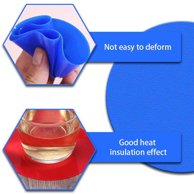4 Pcs Jar Gripper Pads Silicone Bottle Lid Openers Non-Slip Jar Lid Grip Pads for Children and Seniors with Arthritis Weak Hands - BeesActive Australia