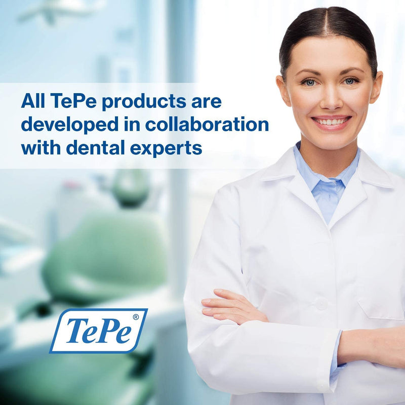 TEPE Nova Medium Toothbrush for simple and easy access to the back teeth / 1 x Nova Medium brush - BeesActive Australia