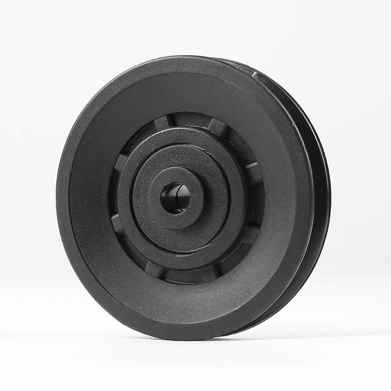 Topfinder 90mm Universal Bearing Pulley Wheel for Cable Machine Gym Equipment Part Garage Door 2 PCS - BeesActive Australia