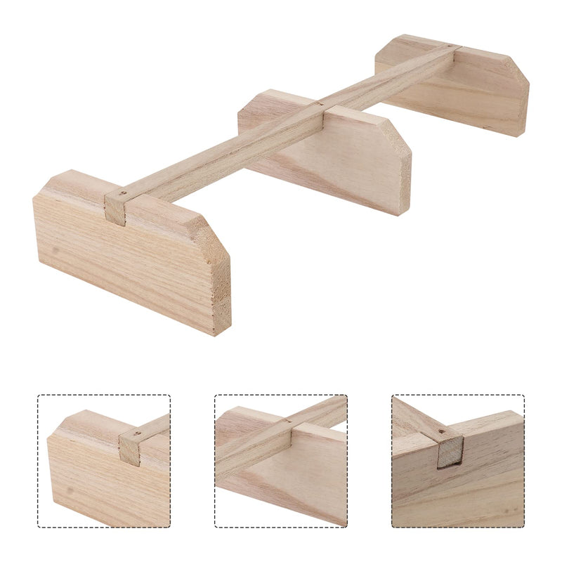 balacoo Chicken Perch Wooden Bird Stand Wooden Pigeon Stand Bar Rooster Hen Stand Rack Toy for Large Bird Macaw Chicken Parrot - BeesActive Australia