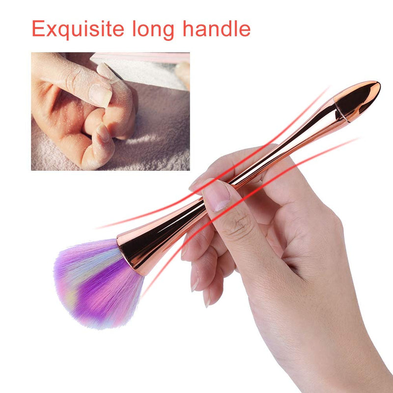 Filfeel 1Pcs Nail Dust Cleaning Brush, Soft Foundation Brushes Nail Art Powder Dust Removal Brushes Manicure DIY Tool(#3) #3 - BeesActive Australia