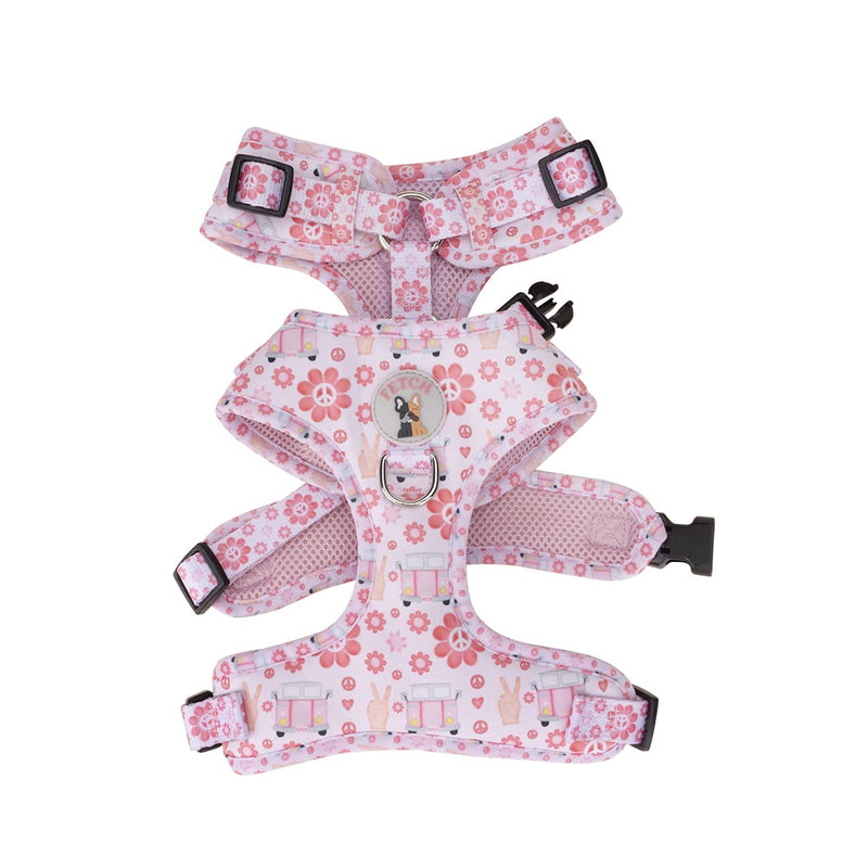 BellaLottie Fetch Fully Adjustable Dog Harness - M Peace & Adventure - BeesActive Australia