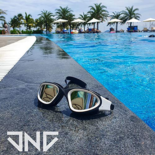 [AUSTRALIA] - JNJ Swimming Goggles Comfortable UV Protection Anti-Fog for Adults Men Women Kids 8-12 Snorkle 