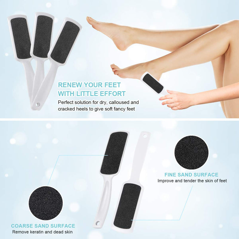 Yeipis Pedicure Foot Rasp File Callus Remover, Double-Sided Colossal Foot Rasp Foot File And Callus Remover For Dead Skin (Pack of 3) - BeesActive Australia