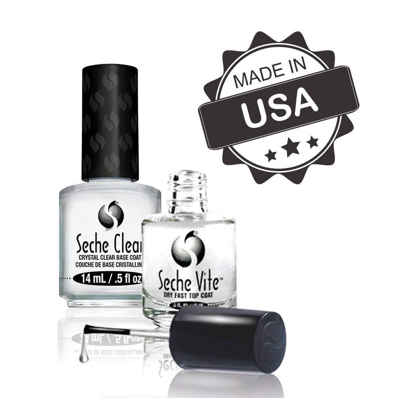 Seche Clear and Seche Vite, Base Coat and Top Coat for Nail Polish - BeesActive Australia