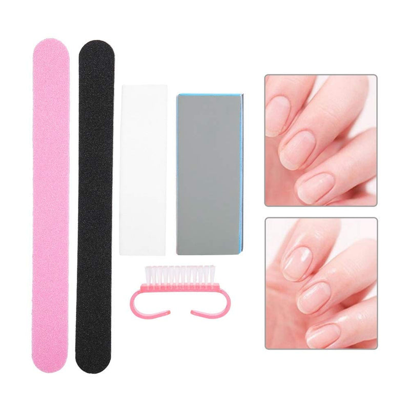 Leyeet Nail Files and Buffer, 5Pcs Professional Nail Art Manicure Pedicure Tool Set Manicure Pedicure Grooming Sanding Sponge Files Buffer Polisher - BeesActive Australia