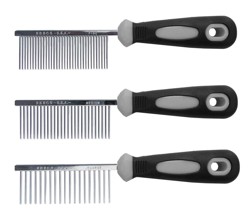 Resco Professional Comb for Pets Fine Nickel - BeesActive Australia